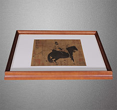 阳信书画装裱配框服务案例